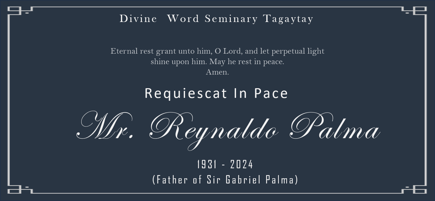 Requiescat In Pace